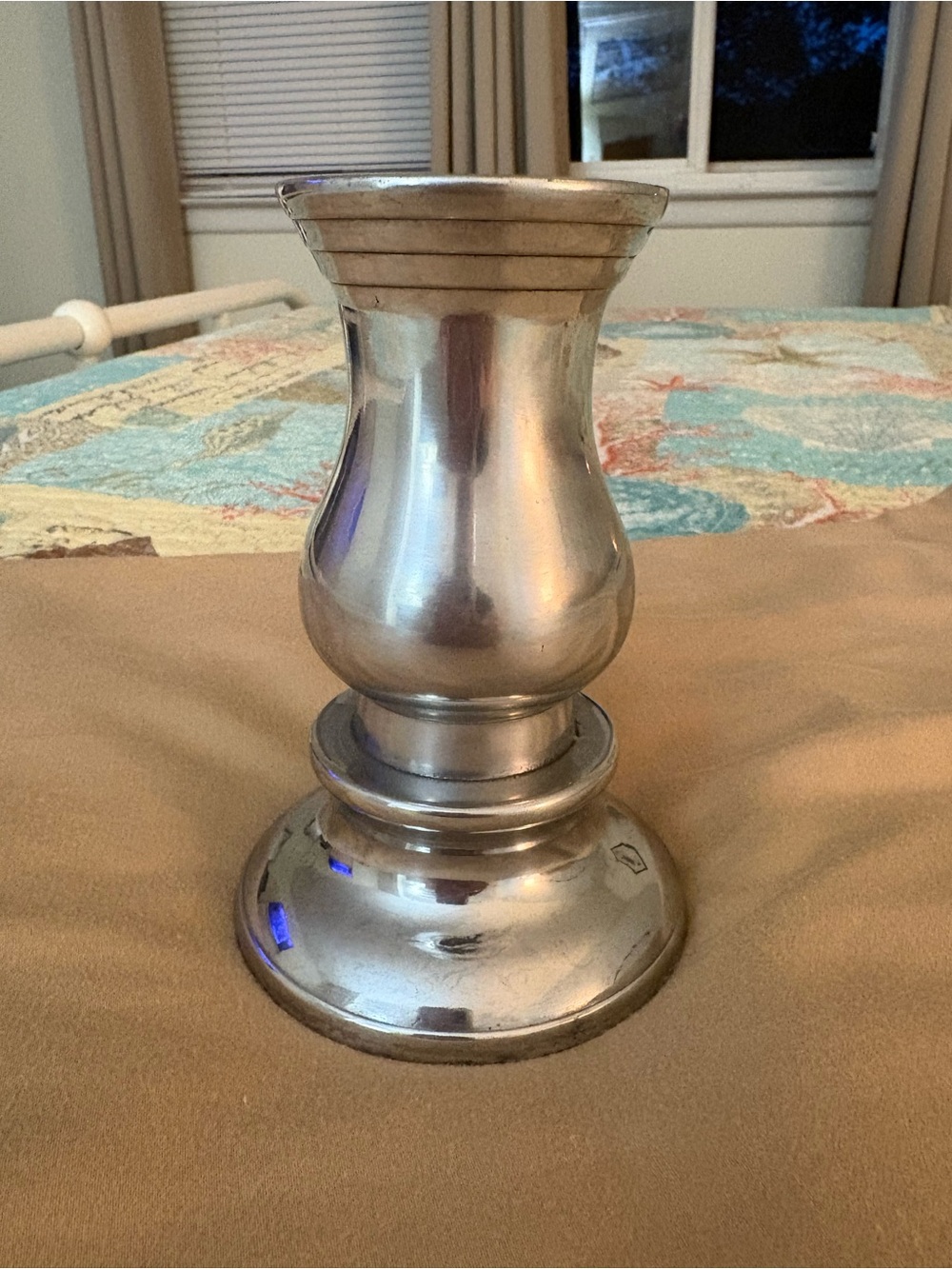 The Limited America Solid Cast Aluminum Decorative Candle Holder
